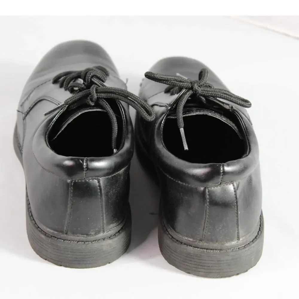 Stacy Adams Boys Black Oxford Dress Shoes Lace Up Formal School Uniform Size 4M